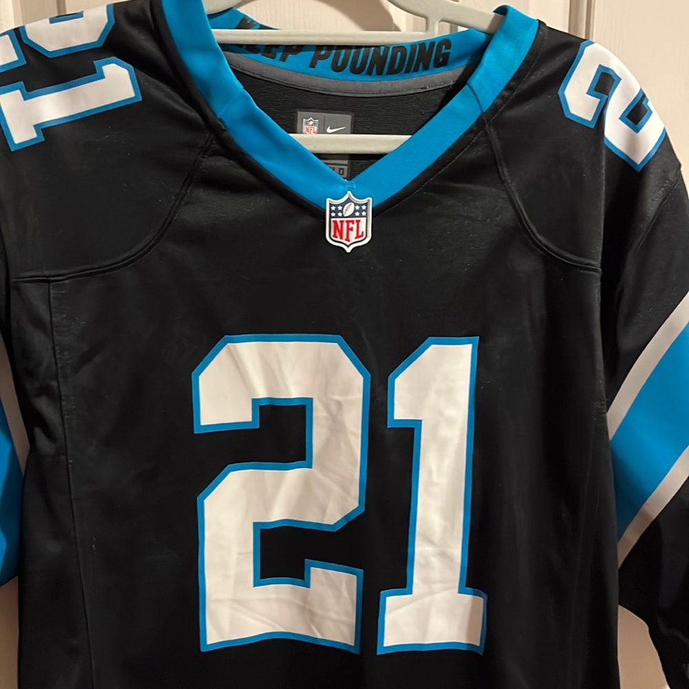 New!!  Panthers Chinn jersey. Official NFL. Size L.